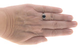 Deep Sky - Vintage Platinum Sapphire & Diamond Ring (VR628)
