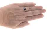 Deep Sky - Vintage Platinum Sapphire & Diamond Ring (VR628)
