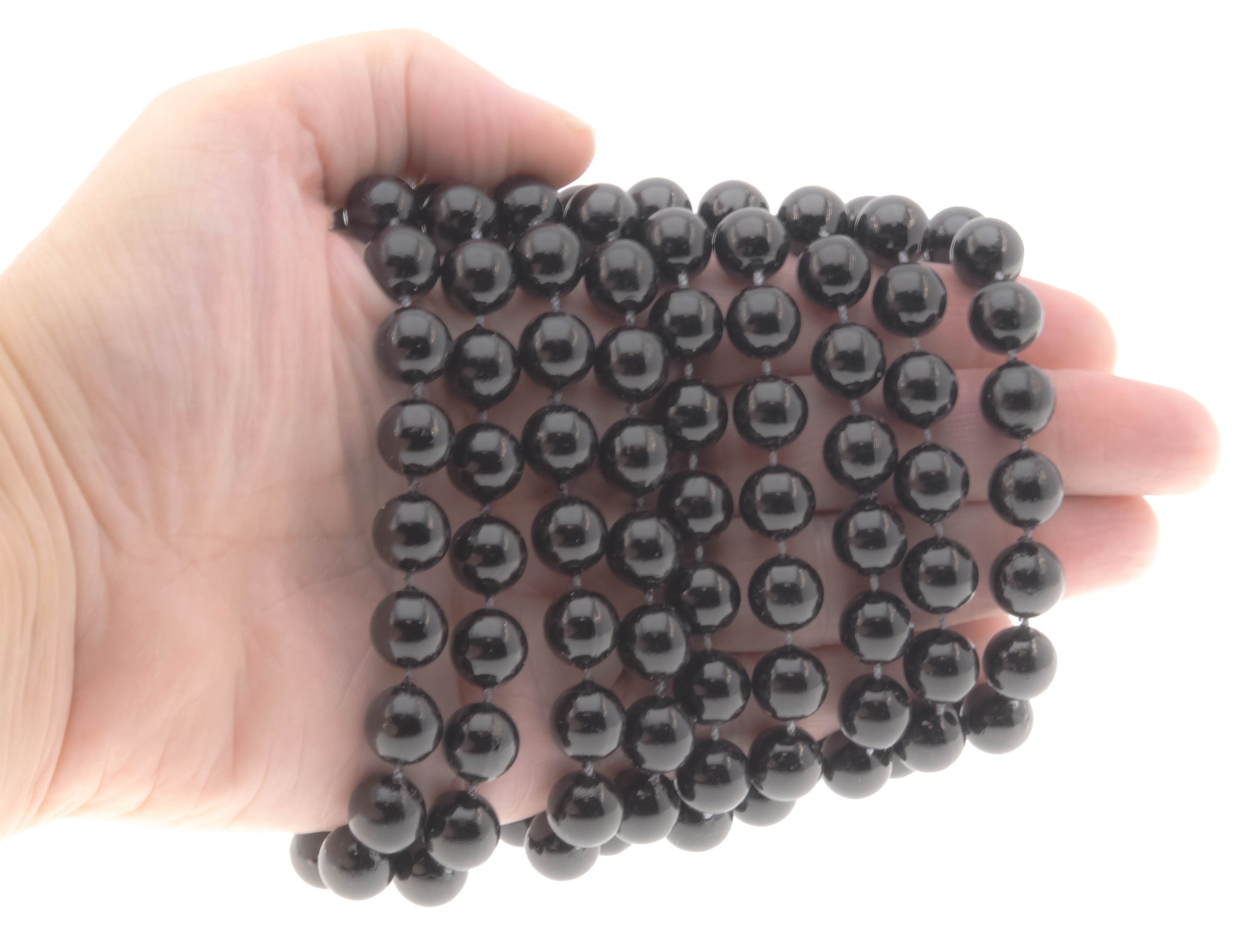 Black plastic necklace online