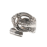 A Spoon Full Of Sugar - Vintage Silver Plate Community Spoon Ring (VR545)