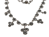 Soiree - Victorian Brass Diamanté Paste Necklace (VICN027)