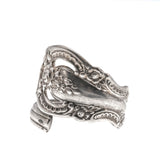 A Spoon Full Of Sugar - Vintage Silver Plate Community Spoon Ring (VR545)