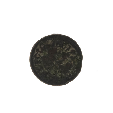 Medieval Solidus Boratinka Dated 1661 Bronze Coin (PGA024)