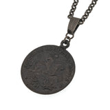 Saint George - 19th Century Bronze 'Travellers' Medallion Pendant (PGP207)