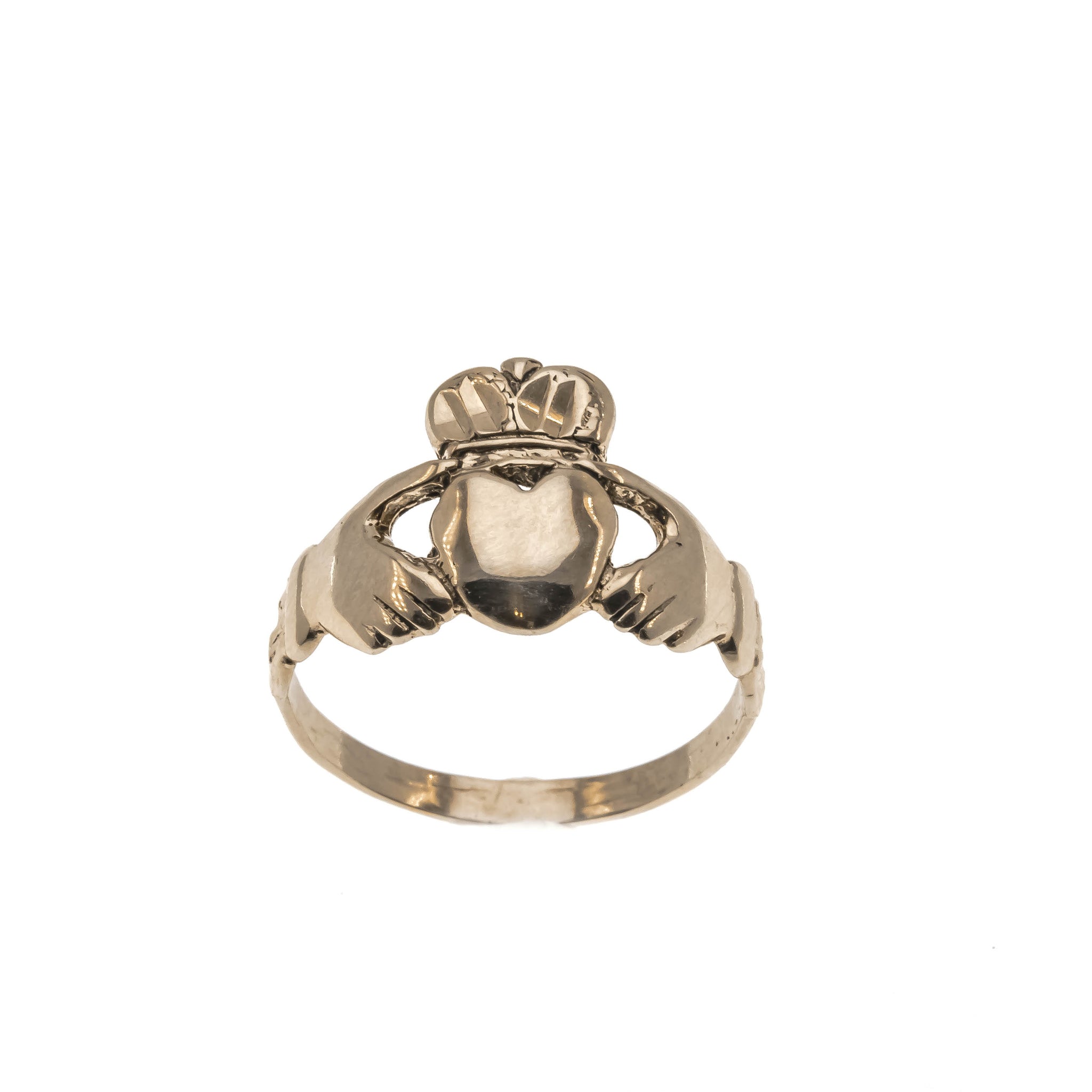 Irish Claddagh Peridot Wedding Ring 925 Sterling Silver Heart Women En –  SHINE JEWEL