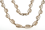 Sooo Designer -  Vintage Retro Vendome Gold Plated Double Loop Long Chain (VN089)