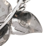 Icy Wreath - Vintage Sterling Silver Signed Bond Boyd Swarovski Austrian Crystal Brooch (VBR055)