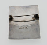 Niello Treasure - Vintage Sterling Silver Siam Brooch (VBR016)