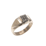 Gents Adornment - Vintage 10K Gold Diamond Mens Ring ( VR595)
