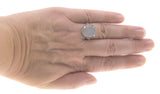 Moonbeam - Estate Sterling Silver Moonstone Filigree Ring (ER182)