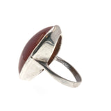 Sunset - Art Deco Sterling Silver Carnelian Ring (ADR211)
