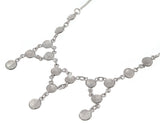 Moonlit Nights - Vintage Sterling Silver Moonstone Necklace & Earring Parure (VN127)