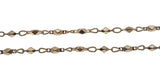 Strand Of Time - Vintage Gold Plated Fancy Link Chain (VN074)
