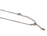 Passion - Vintage Sterling Silver 12K Rose Gold GP Bohemian Garnet Locket Pendant (VP075)